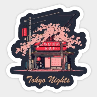 Tokyo Nights Retro Sticker